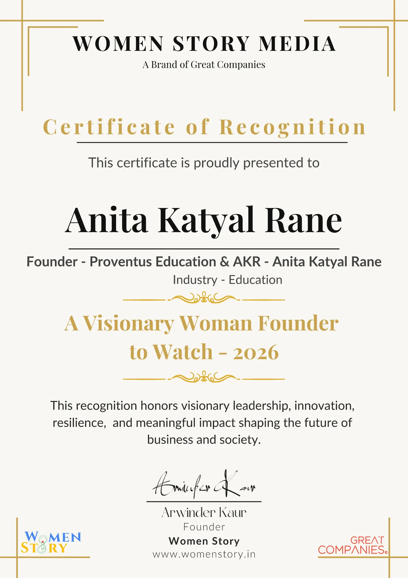 Certified Education Consultant - Proventus