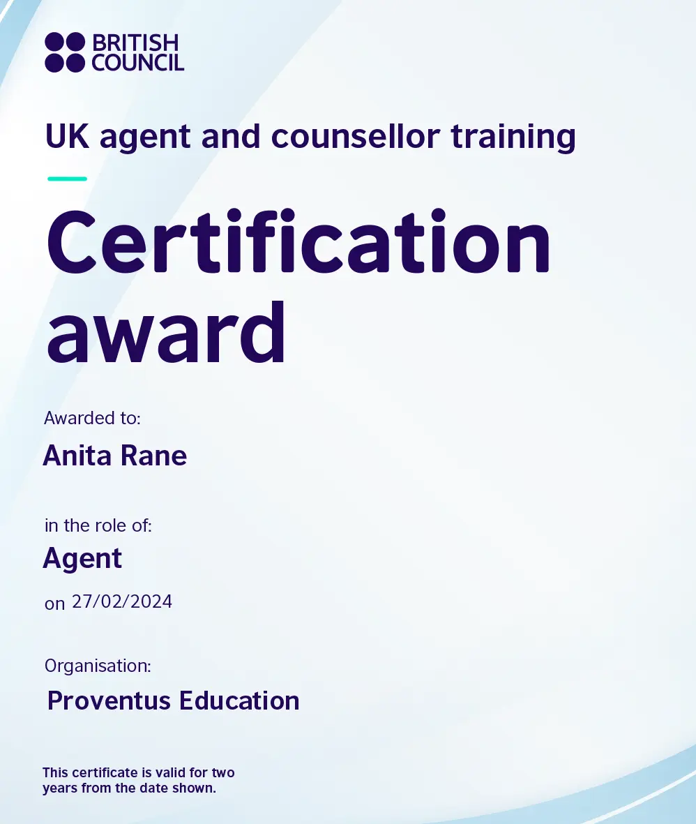 Certified Education Consultant - Proventus